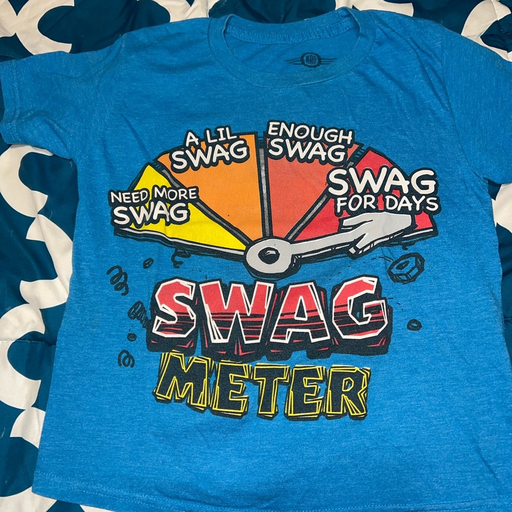 Blue Graphic Kids T-Shirt